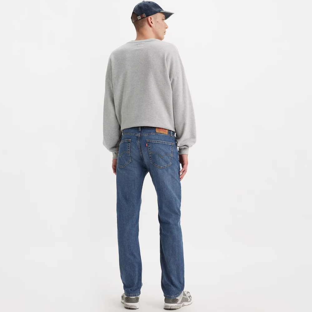 Levi’s Men's 505 Straight Regular Fit Jeans in Medium Wash Stretch -Size 31 x 30